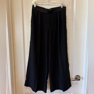 Banana Republic Black Wide-Leg Dress Pants